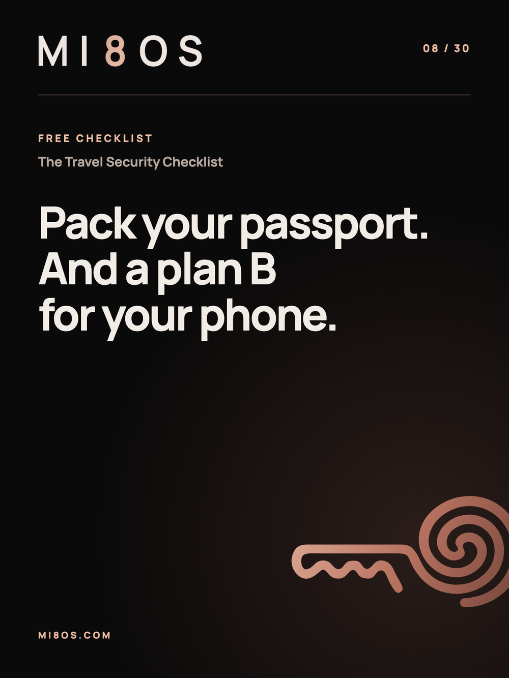 The Travel Security Checklist