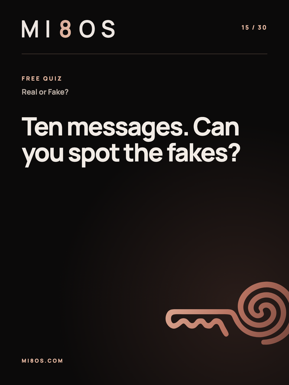 Quiz de phishing: real ou falso