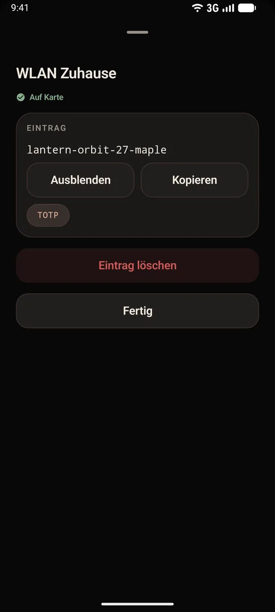 Android: Kopieren Sie einen Eintrag mit einem Tippen