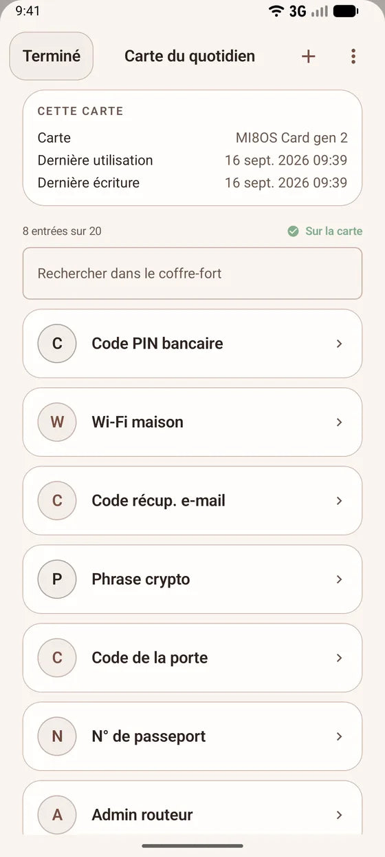 Android: Parcourez les secrets de votre carte