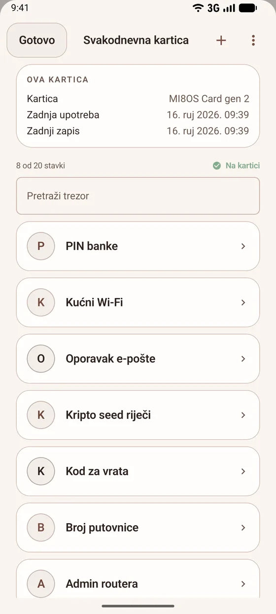 Android: Pregledajte tajne spremljene na vašoj kartici
