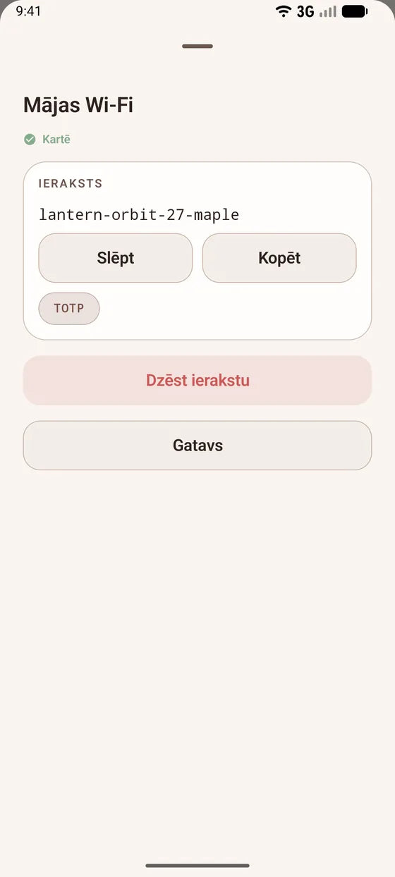 Android: Kopē noslēpumu ar vienu pieskārienu