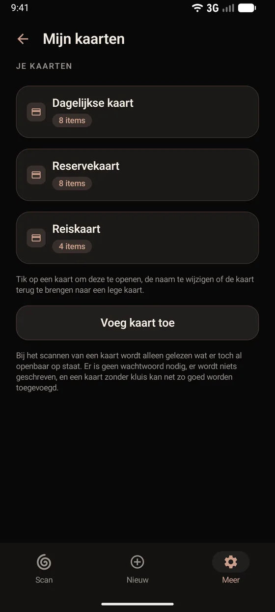 Android: Houd je kluiskaarten altijd in beeld