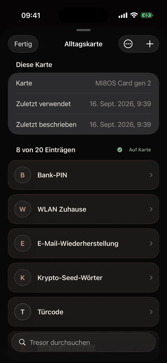iOS: Alle Einträge auf Ihrer Karte finden
