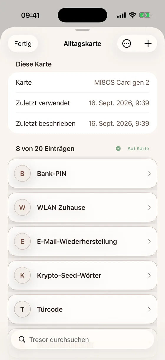 iOS: Alle Einträge auf Ihrer Karte finden