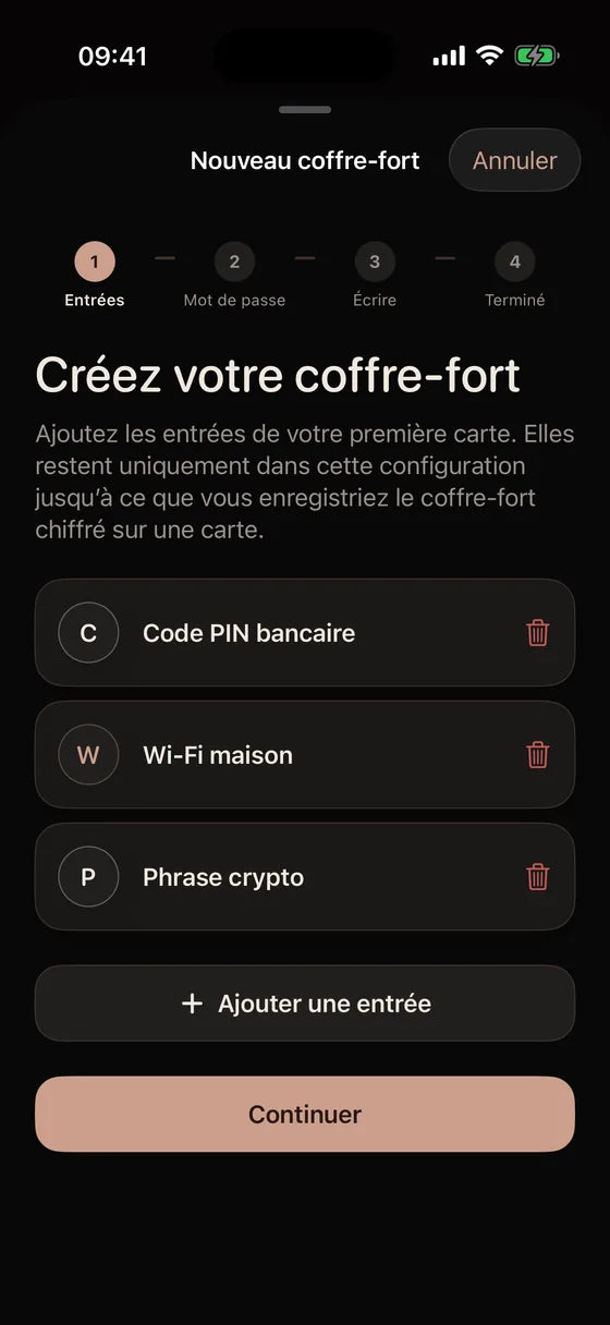 iOS: Créez un coffre pour vos essentiels