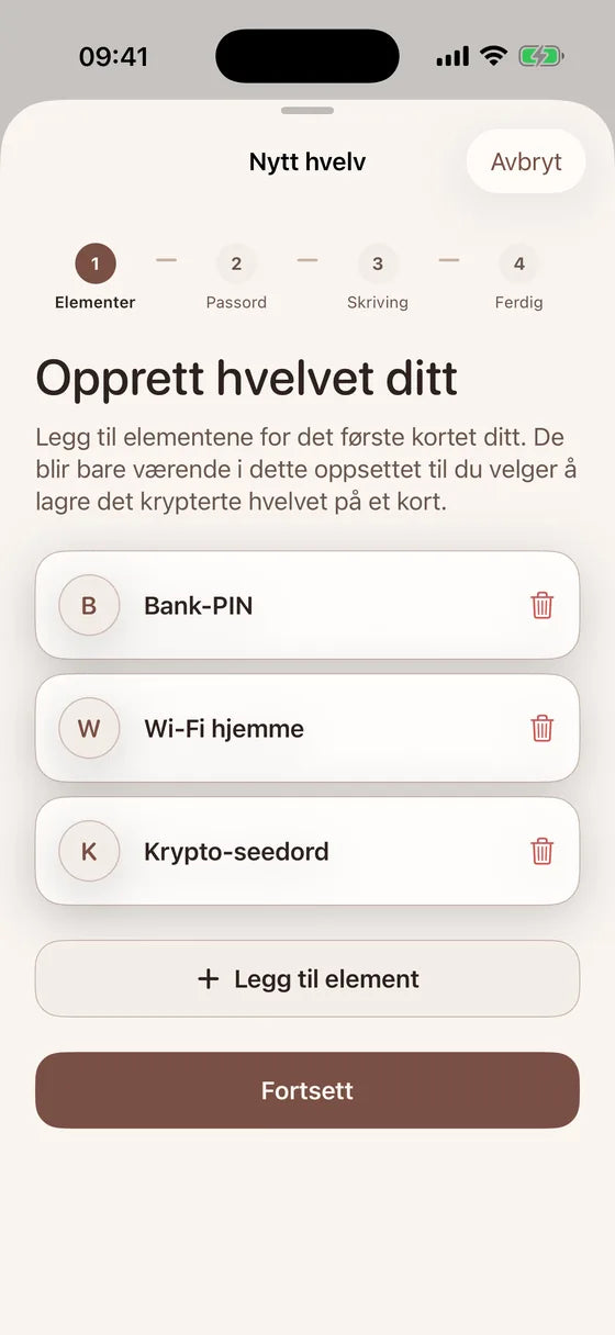 iOS: Lag et hvelv for det viktigste
